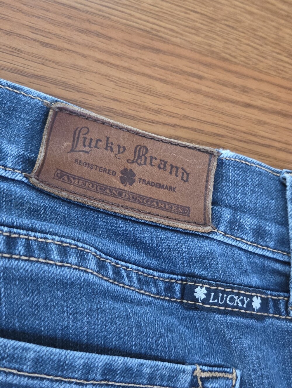 Y2K Lucky Brand Jeans Womens 12 / 31 Regular Sofia Straight Leg Baggy Stretch - Picture 12 of 12